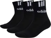 adidas 3-Stripes Linear Half-Crew Cushioned Socks 3 Pairs adidas 3-Stripes Linear Half-Crew Cushioned Socks 3 Pairs