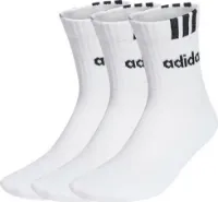 adidas 3-Stripes Linear Half-Crew Cushioned Socks 3 Pairs