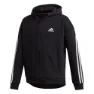 adidas 3 Stripes Sweatshirt Med Dragkedja, Black / white, 5-6Y
