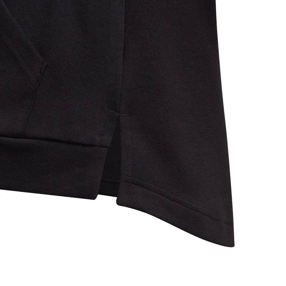 adidas 3 Stripes Sweatshirt Med Dragkedja, Black / white, 5-6Y