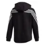 adidas 3 Stripes Sweatshirt Med Dragkedja, Black / white, 5-6Y