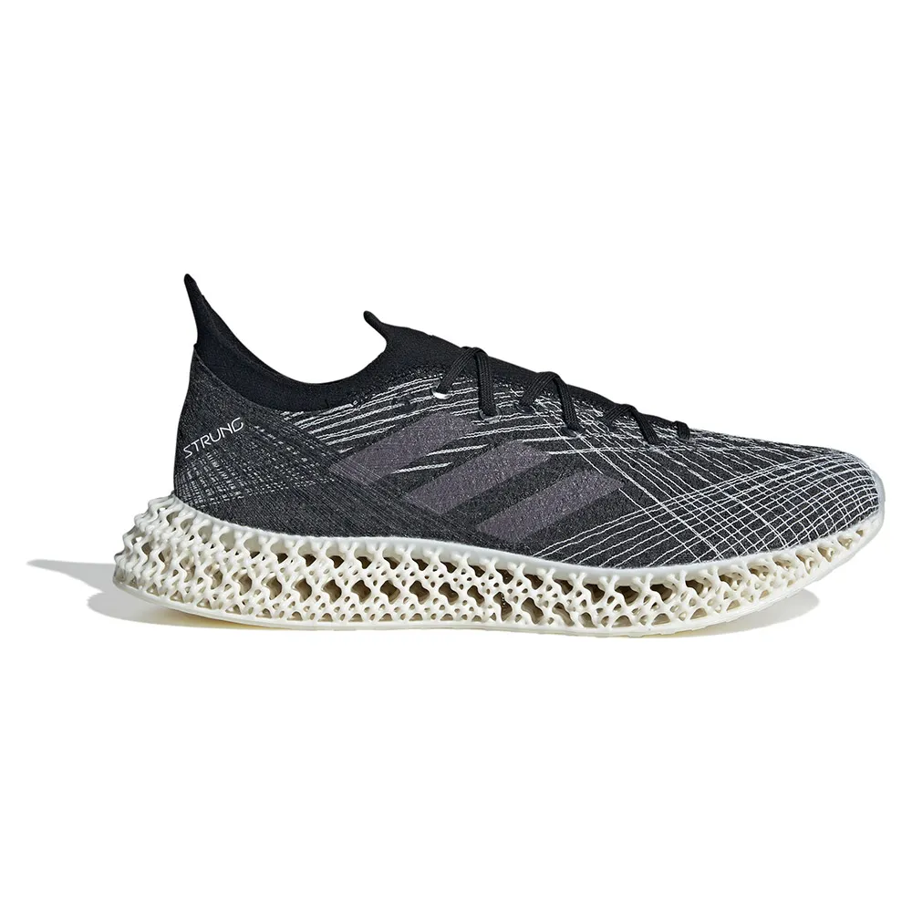 adidas 4dfwd X Strung Löparskor male, Core black / grey five / cloud white