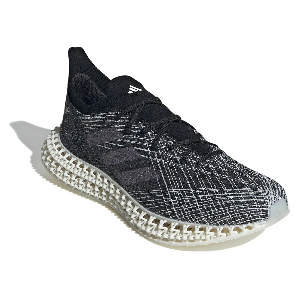 adidas 4dfwd X Strung Löparskor male, Core black / grey five / cloud white