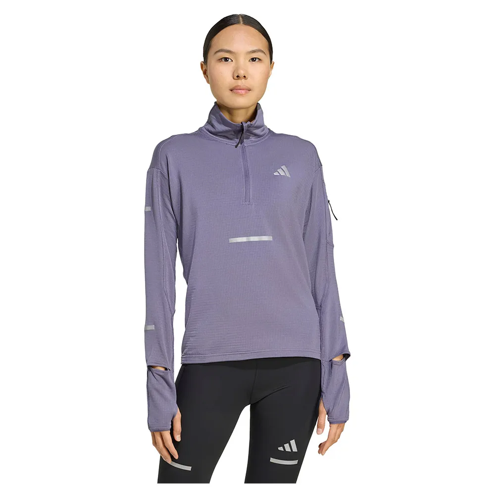 adidas Adi365 Running Climawarm+ Tröja Med Halv Dragkedja female