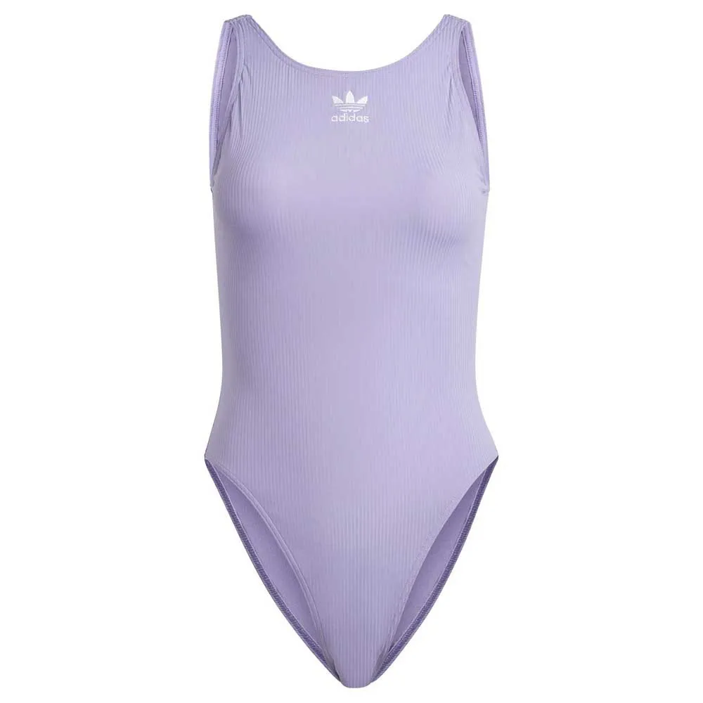 adidas Adicol Rib Baddräkt female, Magic lilac / black