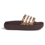 adidas Adilette Platform Tofflor female, Shadow brown / cloud white / magic beige, EU 43