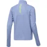 adidas Adizero Halv Dragkedja Långärmad T-shirt female, Blue spark