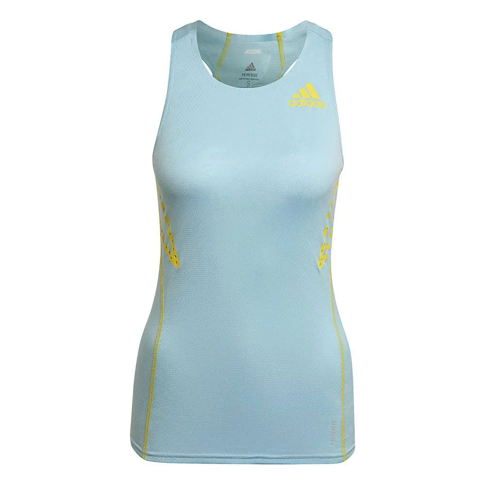 adidas Adizero Primeblue ärmlös T-shirt female, Hazy sky