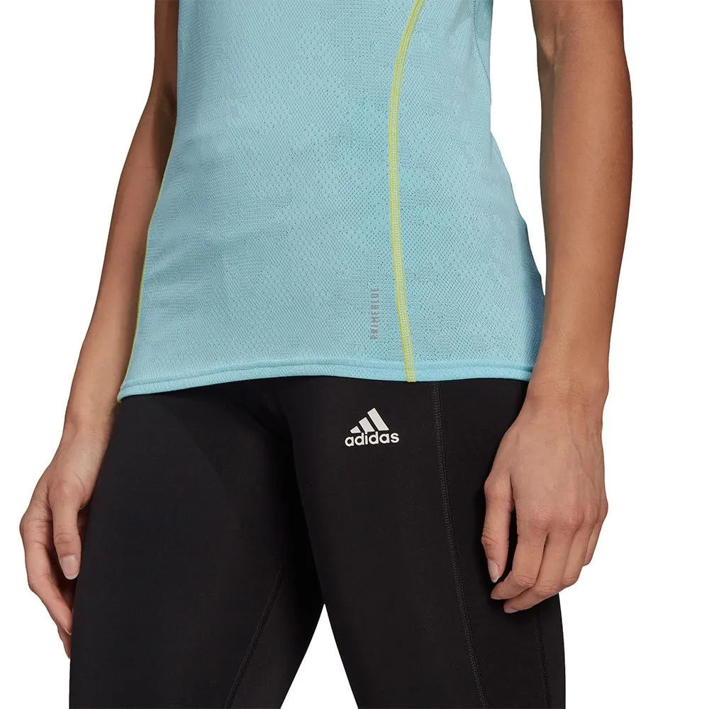 adidas Adizero Primeblue ärmlös T-shirt female, Hazy sky