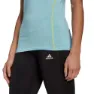 adidas Adizero Primeblue ärmlös T-shirt female, Hazy sky