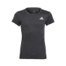 adidas Aeroready 3 Stripes T-shirt Med Korta ärmar, Black / black / white, 9-10Y