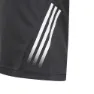 adidas Aeroready 3 Stripes T-shirt Med Korta ärmar, Black / black / white, 9-10Y