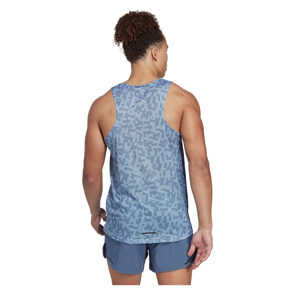 adidas Agr ärmlös T-shirt, Blue dawn / wonder steel