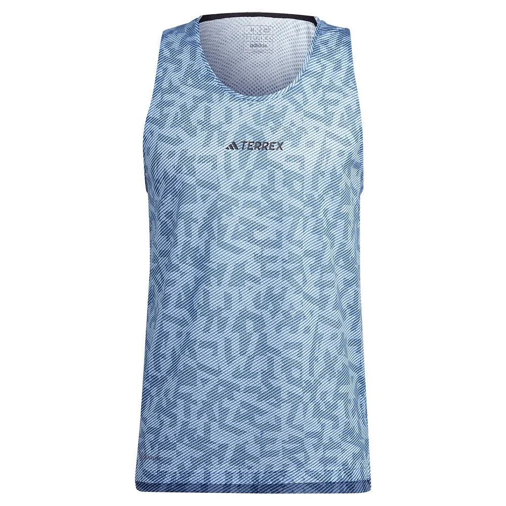 adidas Agr ärmlös T-shirt, Blue dawn / wonder steel