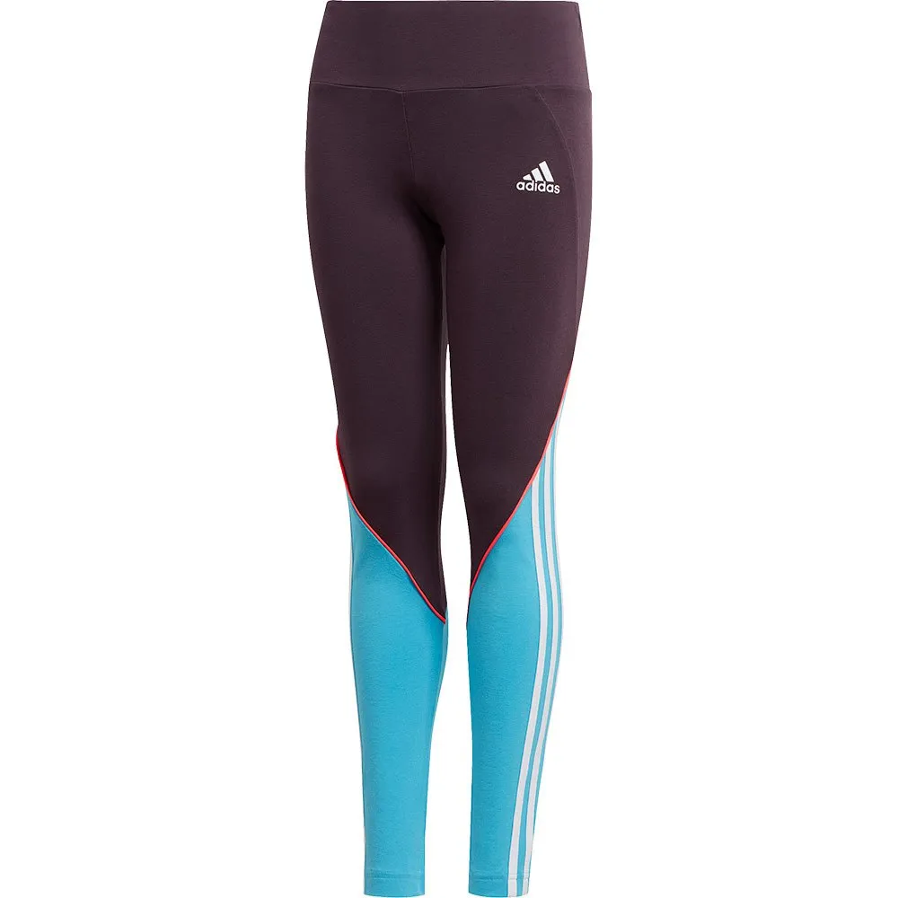 adidas Bold Leggings, Noble purple / bright cyan / signal pink