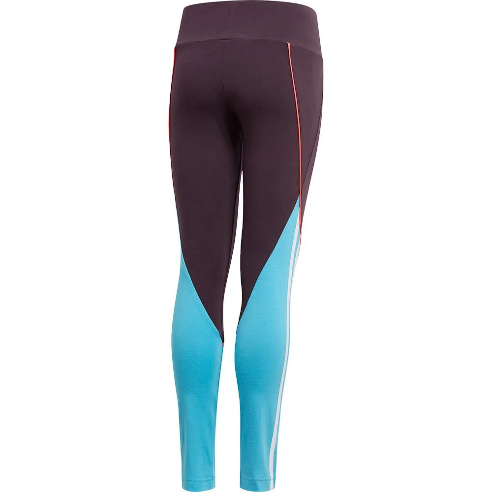 adidas Bold Leggings, Noble purple / bright cyan / signal pink