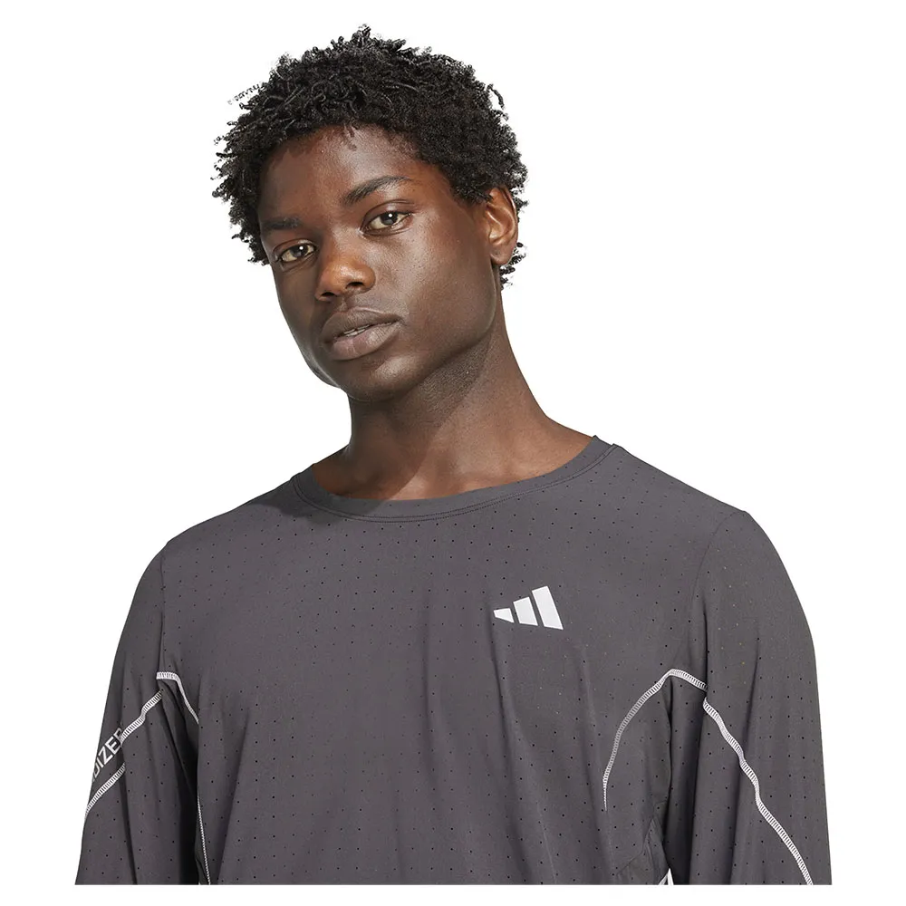 adidas Btn Running T-shirt Med Lång ärm male adidas Btn Running T-shirt Med Lång ärm male