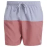 adidas Colorblock Clx Simshorts male, Silver violet / preloved crimson