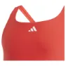 adidas Cut 3 Stripes Baddräkt female, Brired / betsca / white, 11-12Y
