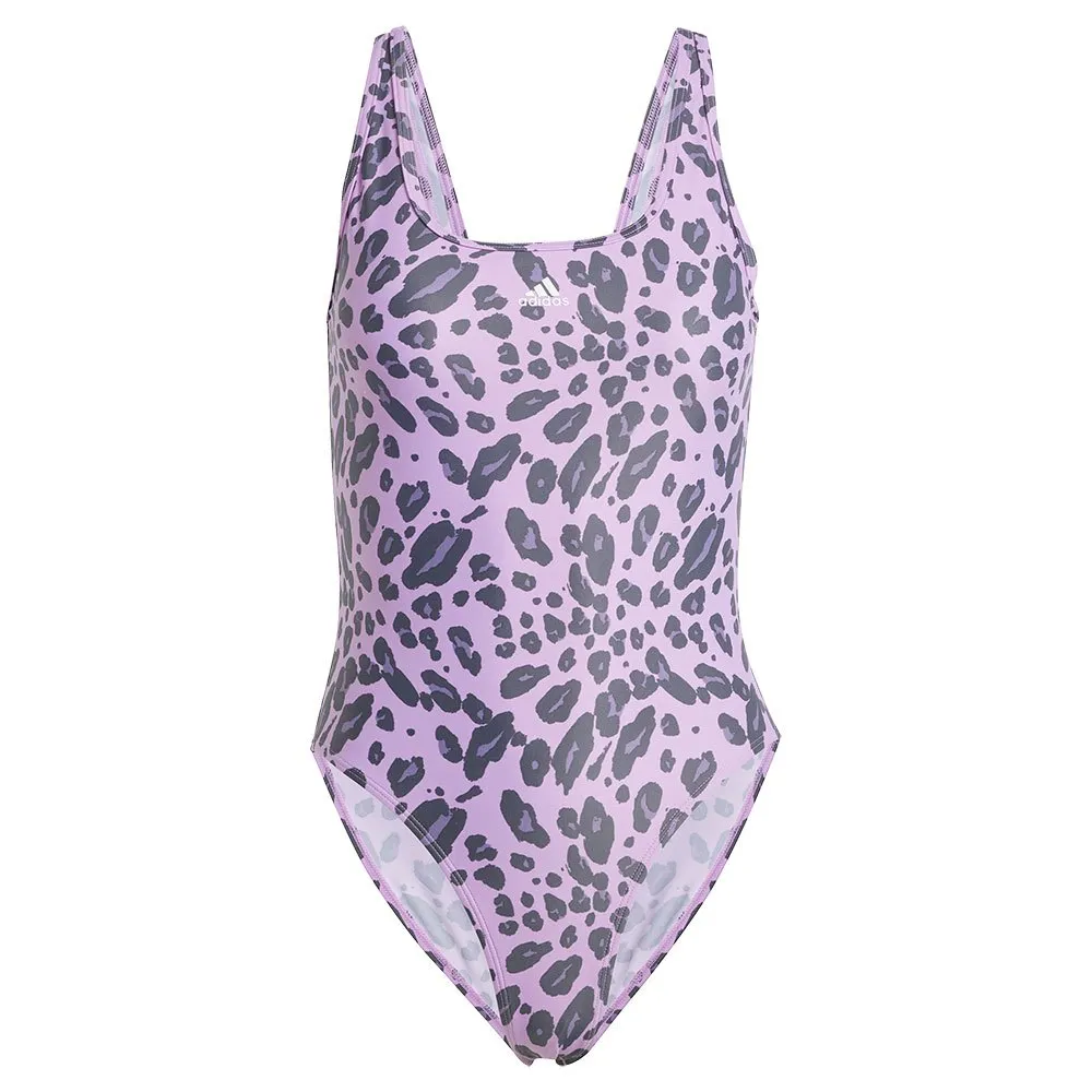 adidas Essentials Animal Print U Back Baddräkt female
