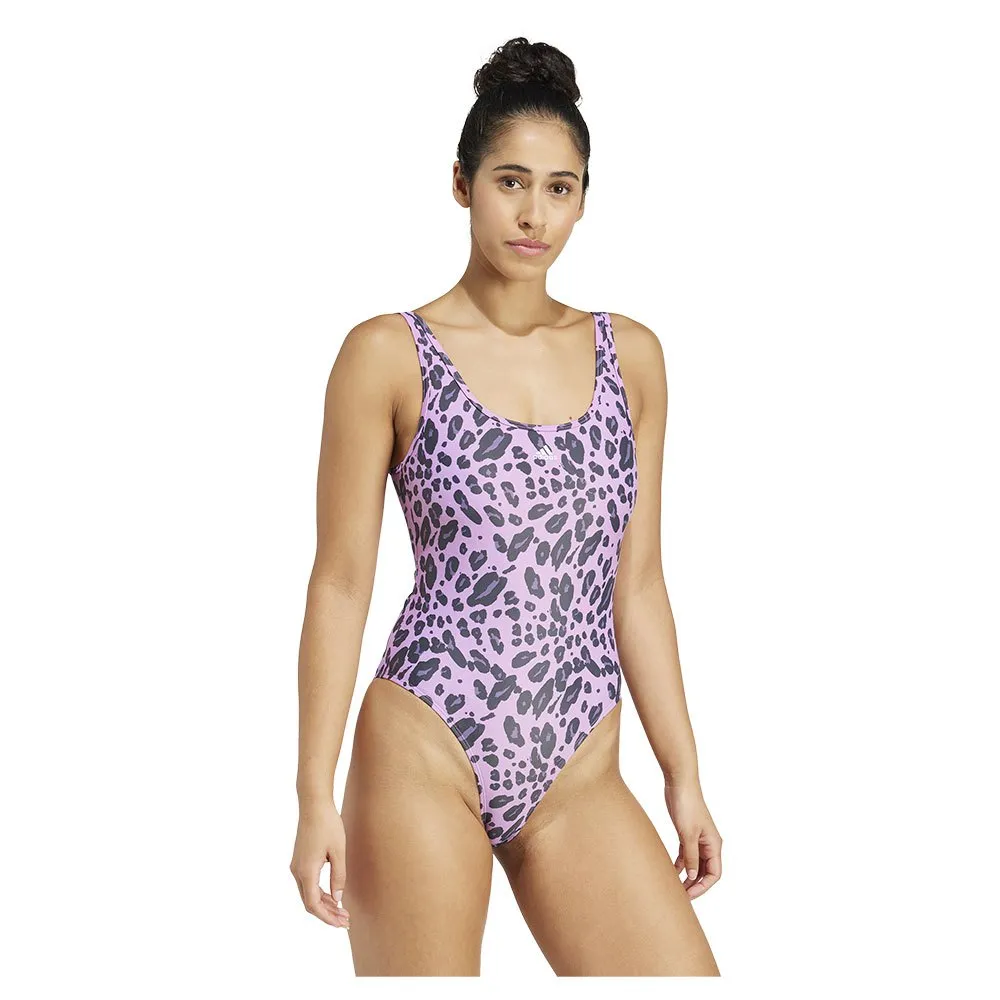 adidas Essentials Animal Print U Back Baddräkt female