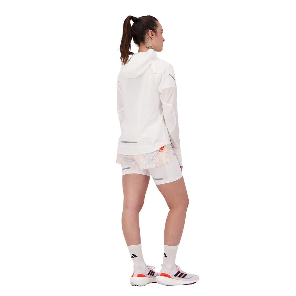 adidas Fast Aop 2-i-1 Shorts female, White / alumina