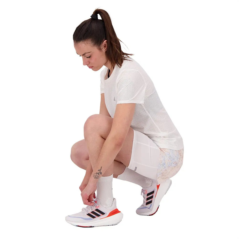 adidas Fast Aop 2-i-1 Shorts female, White / alumina