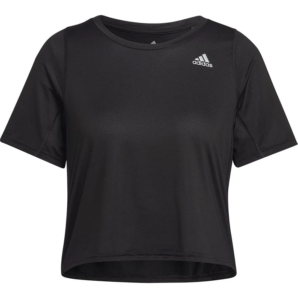 adidas Fast Crop T-shirt Med Korta ärmar female, Black adidas Fast Crop T-shirt Med Korta ärmar female, Black