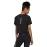 adidas Fast Crop T-shirt Med Korta ärmar female, Black