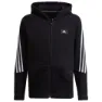 adidas Fi Sweatshirt Med Dragkedja, Black / white, 5-6Y