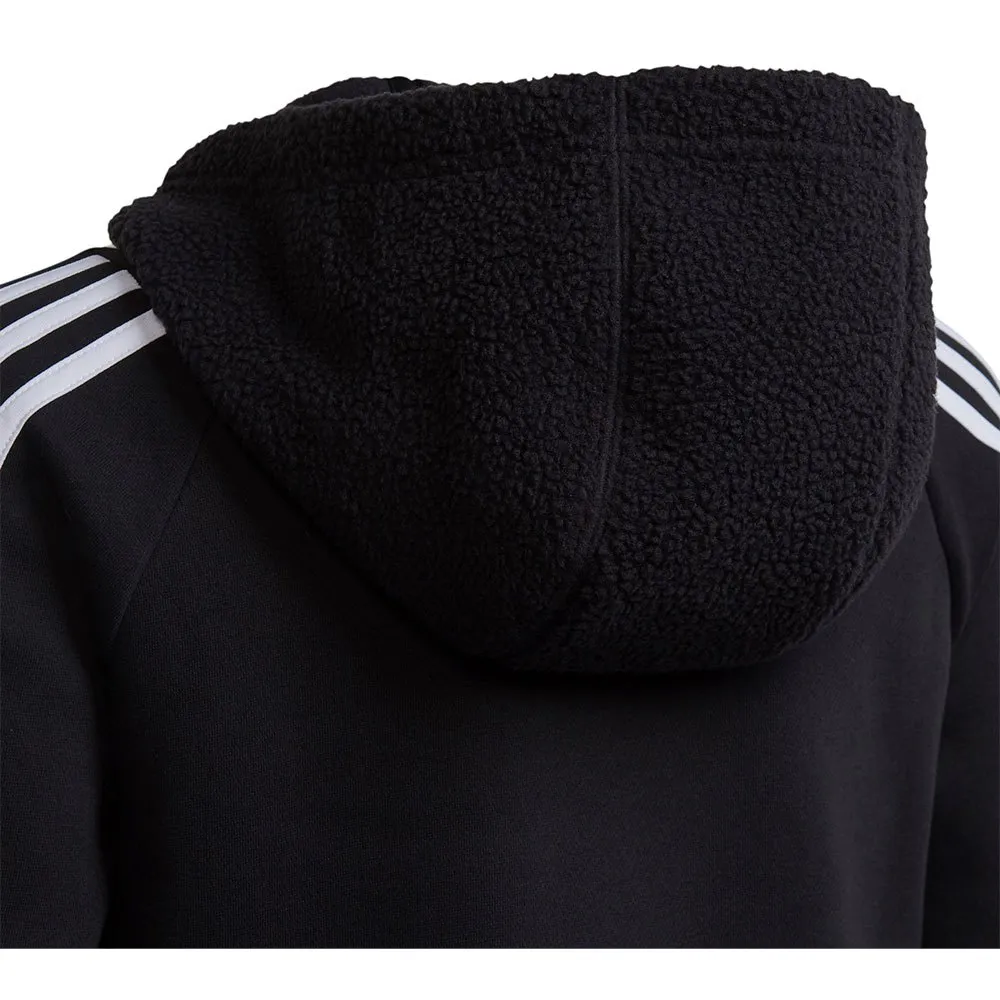 adidas Fi Sweatshirt Med Dragkedja, Black / white, 5-6Y