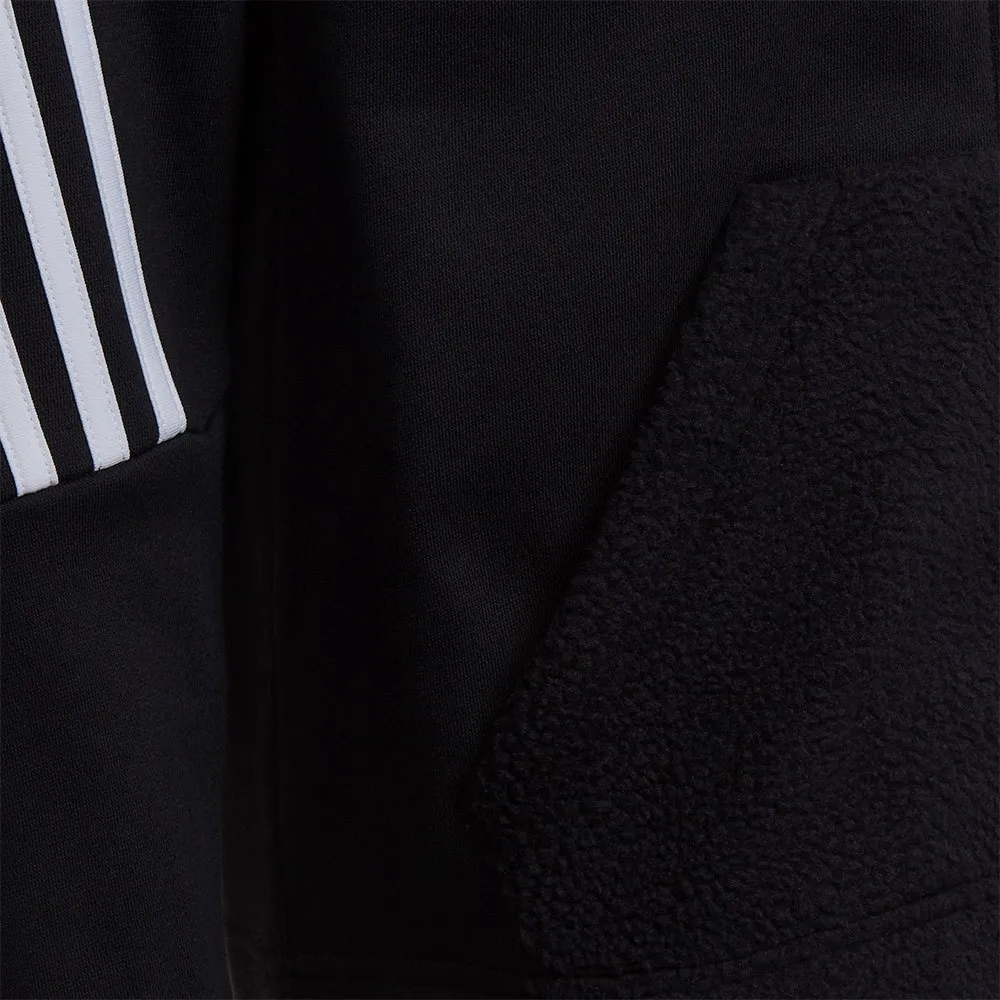 adidas Fi Sweatshirt Med Dragkedja, Black / white, 5-6Y