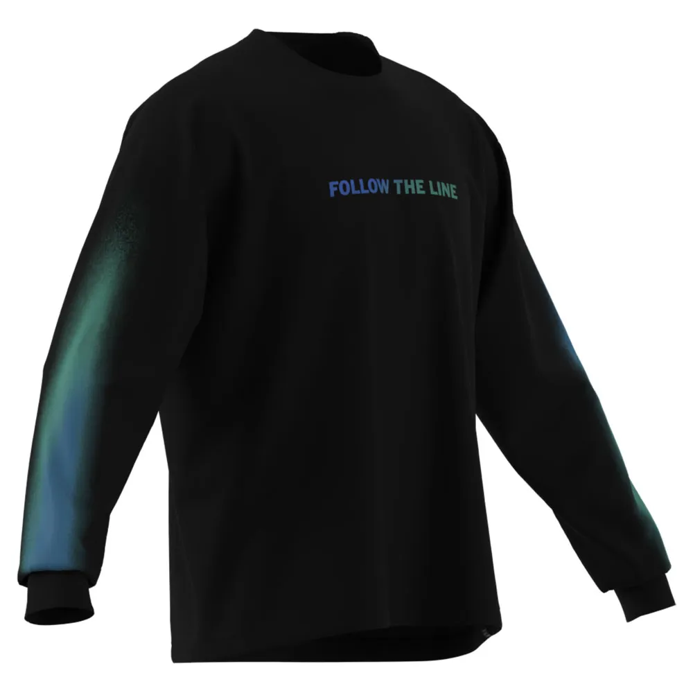 adidas Follow The Line T-shirt Med Lång ärm male adidas Follow The Line T-shirt Med Lång ärm male
