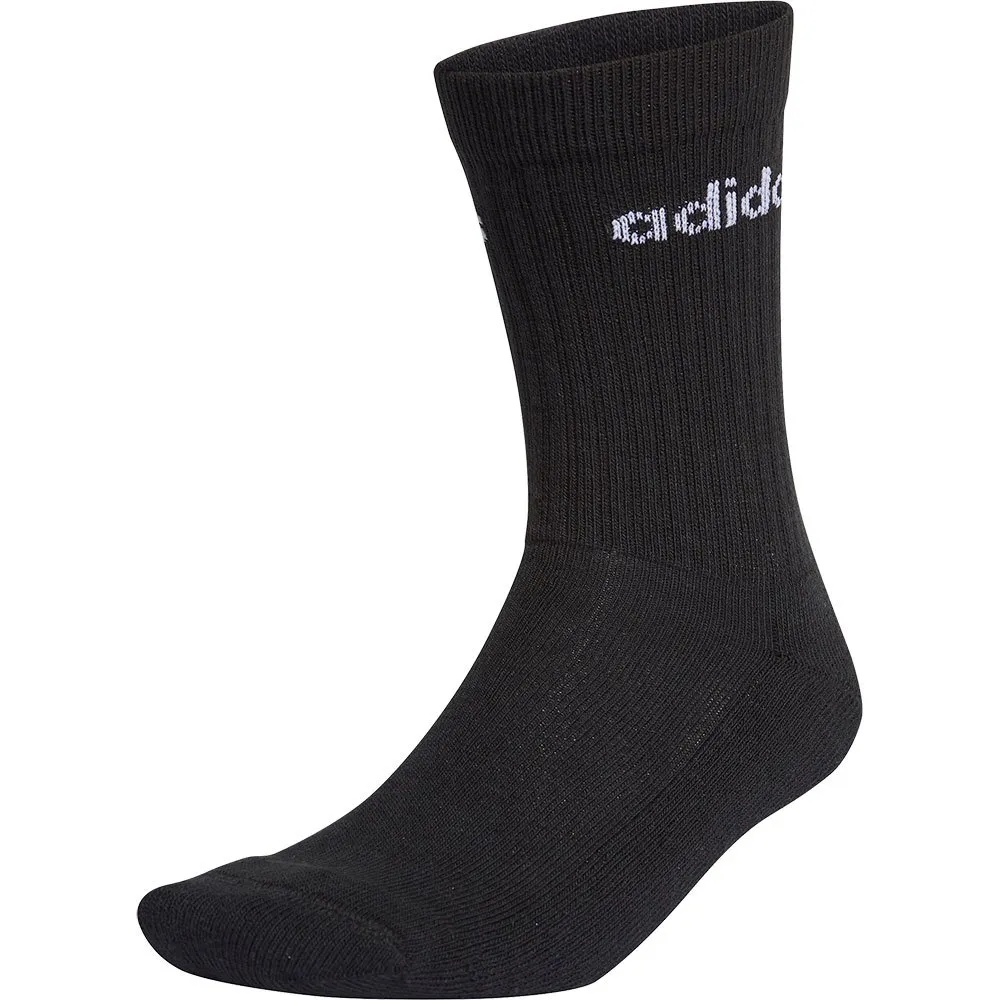 adidas Hc Crew Strumpor 3 Par male, Black / white