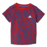 adidas I Summer Set Country T-shirt Med Korta ärmar male, Top scarlet / blue bottom blue / white