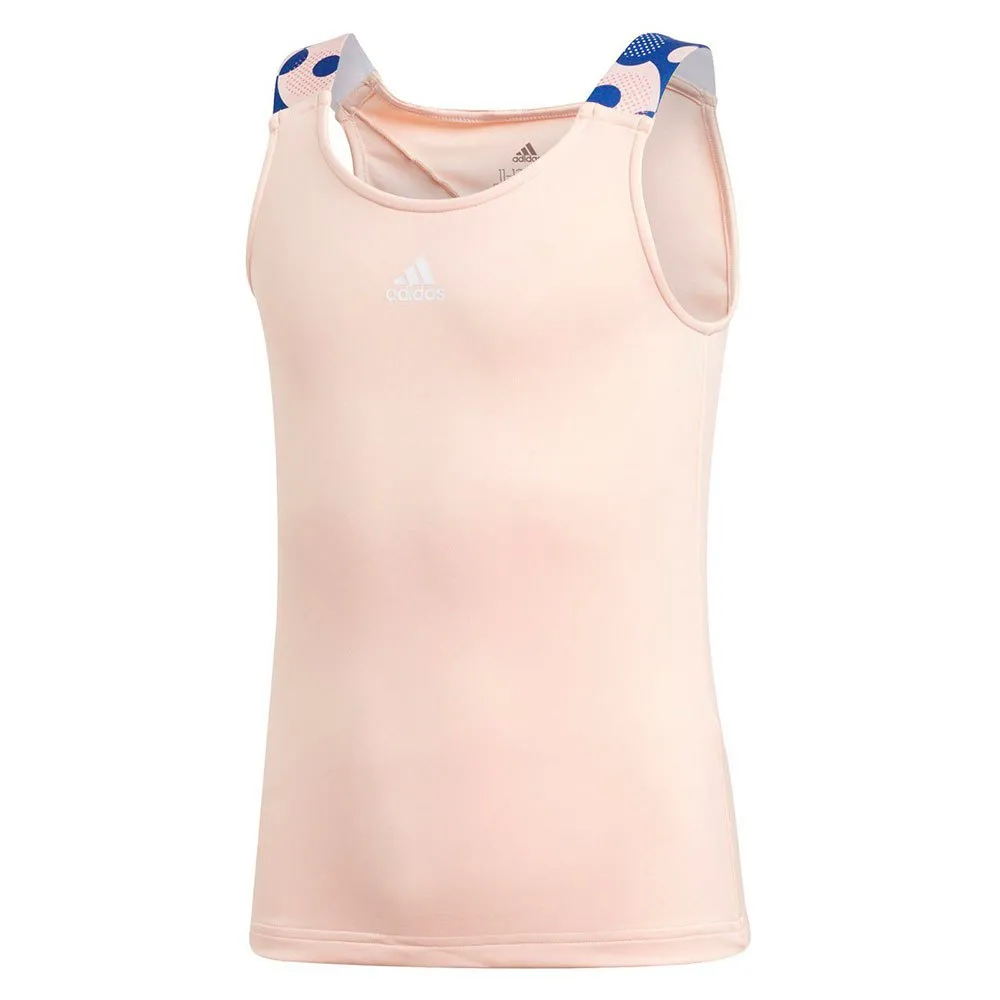 adidas Keyhole ärmlös T-shirt, Haze coral, 14-15Y