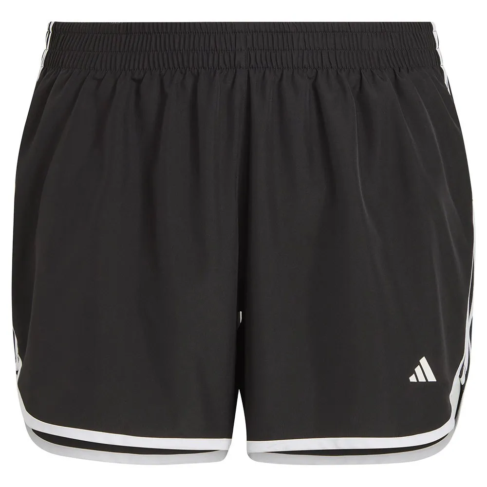adidas Marathon 20 Plus Size Shorts female, Black / white adidas Marathon 20 Plus Size Shorts female, Black / white