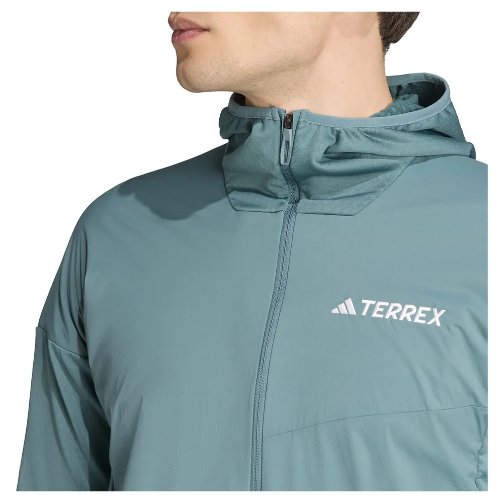 adidas Men's Terrex Xperior Climawarm+ Wind Light Fleece Hooded Jacket adidas Men's Terrex Xperior Climawarm+ Wind Light Fleece Hooded Jacket