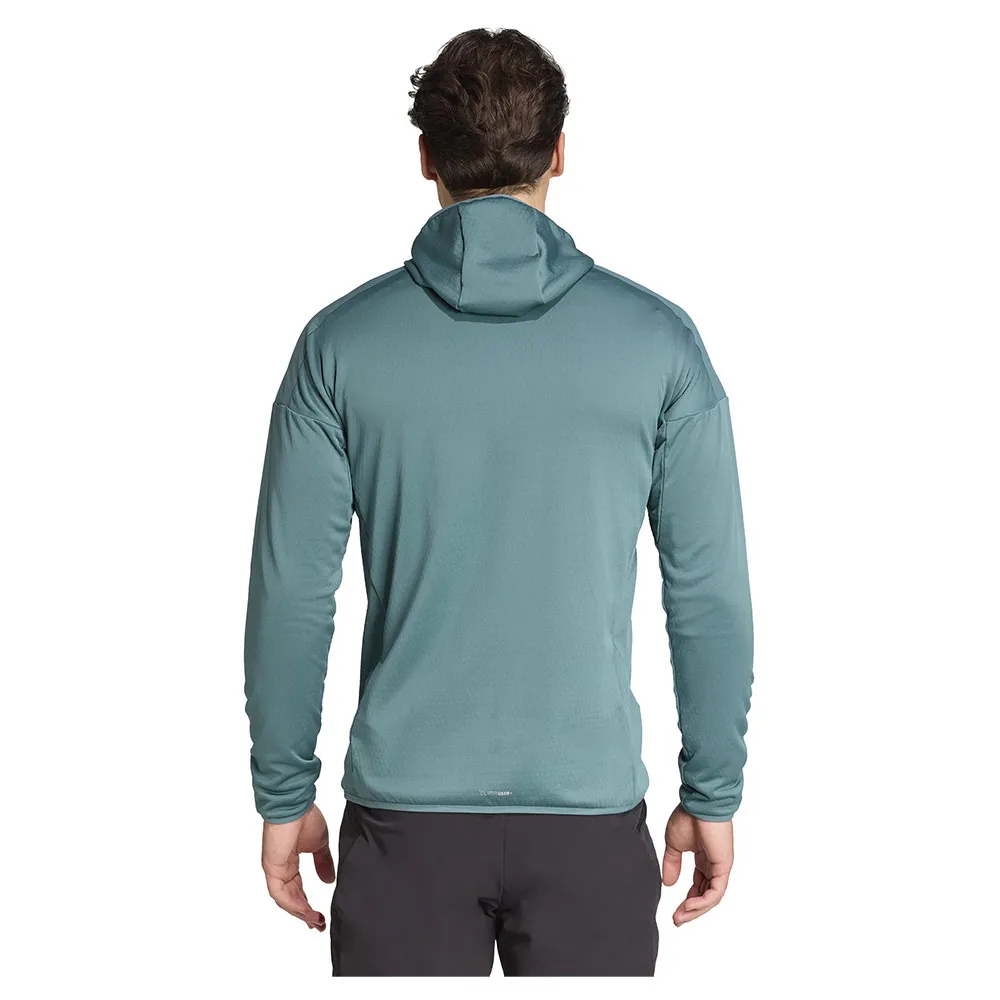 adidas Men's Terrex Xperior Climawarm+ Wind Light Fleece Hooded Jacket adidas Men's Terrex Xperior Climawarm+ Wind Light Fleece Hooded Jacket