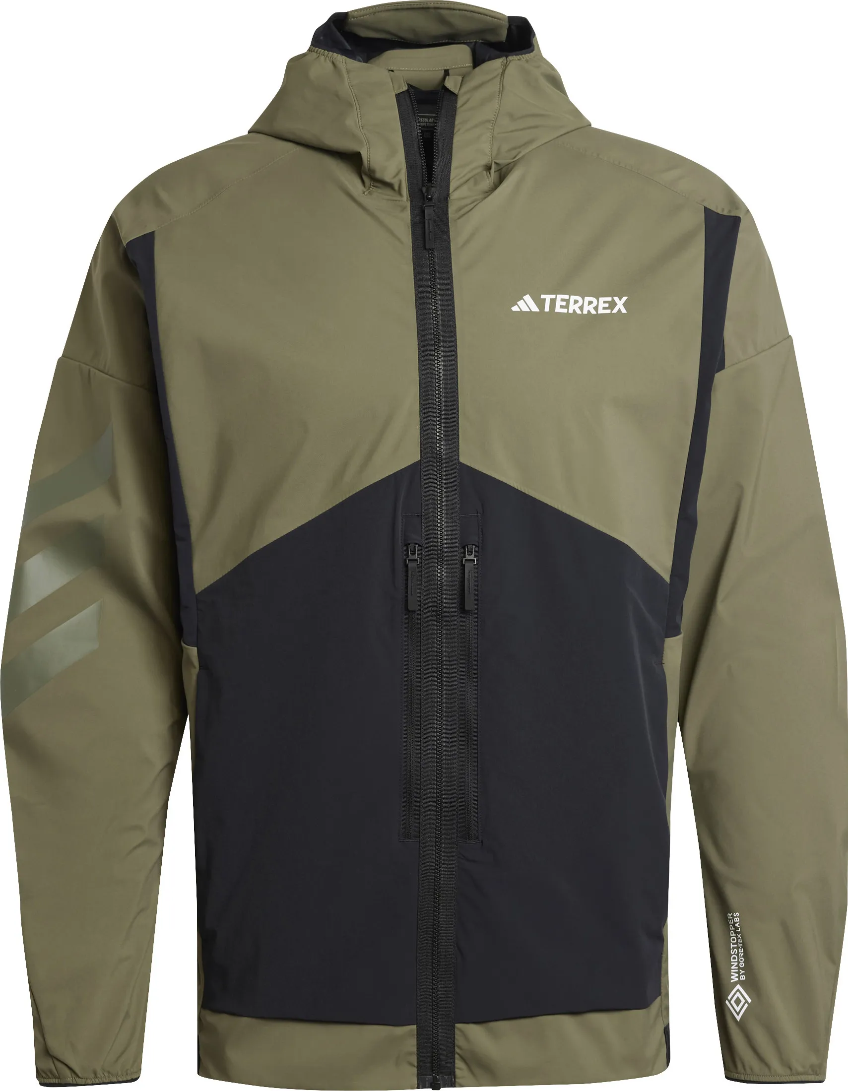 adidas Men's Terrex Xperior Lined RAIN.RDY Anorak, Olistr/black adidas Men's Terrex Xperior Lined RAIN.RDY Anorak, Olistr/black