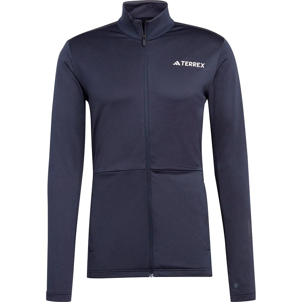 adidas Mt Fleece Sweatshirt Med Dragkedja, Legend ink adidas Mt Fleece Sweatshirt Med Dragkedja, Legend ink
