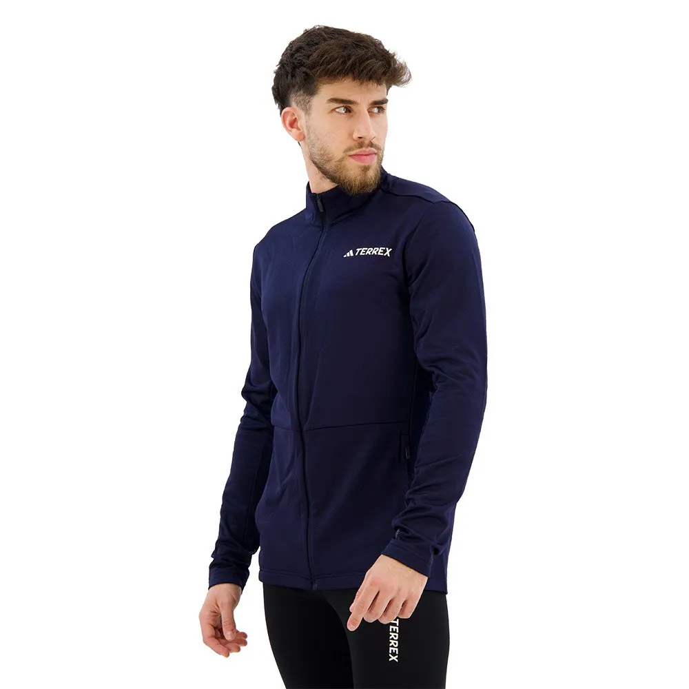 adidas Mt Fleece Sweatshirt Med Dragkedja, Legend ink adidas Mt Fleece Sweatshirt Med Dragkedja, Legend ink