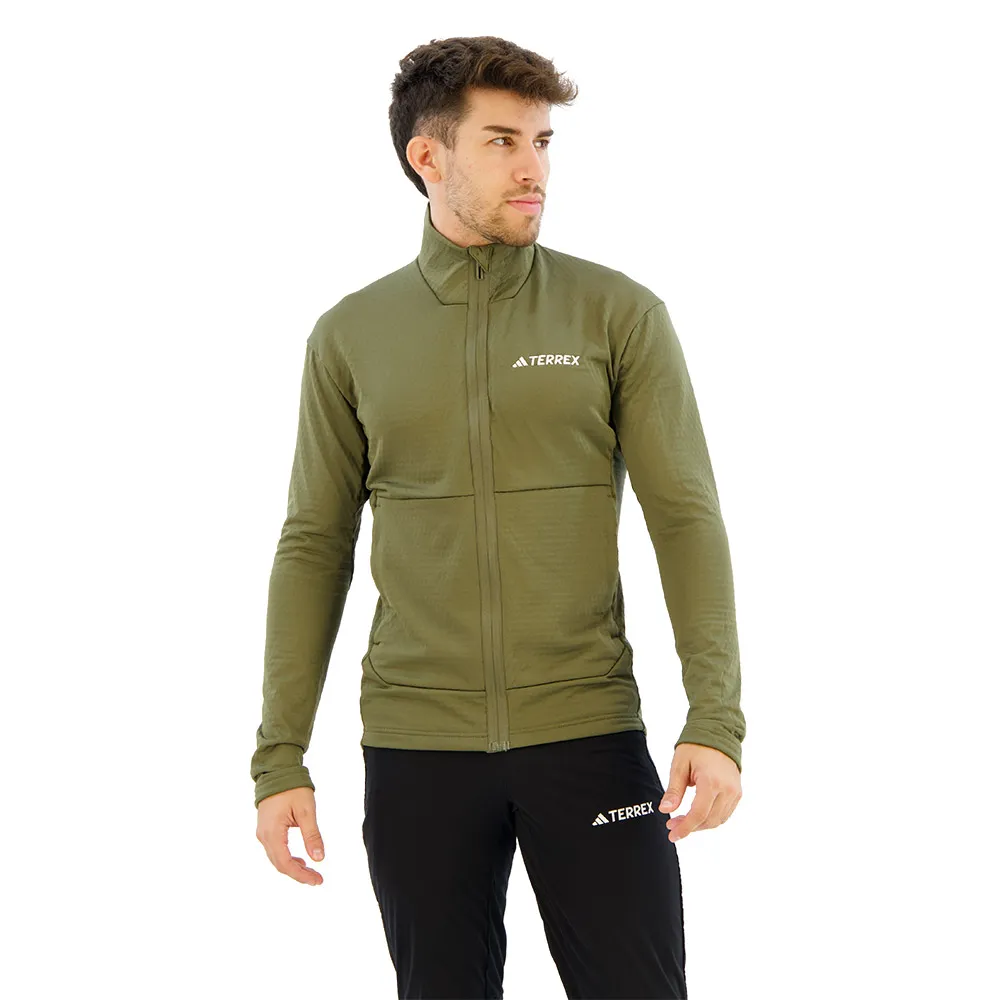 adidas Mt Lt Fleecejacka Med Dragkedja