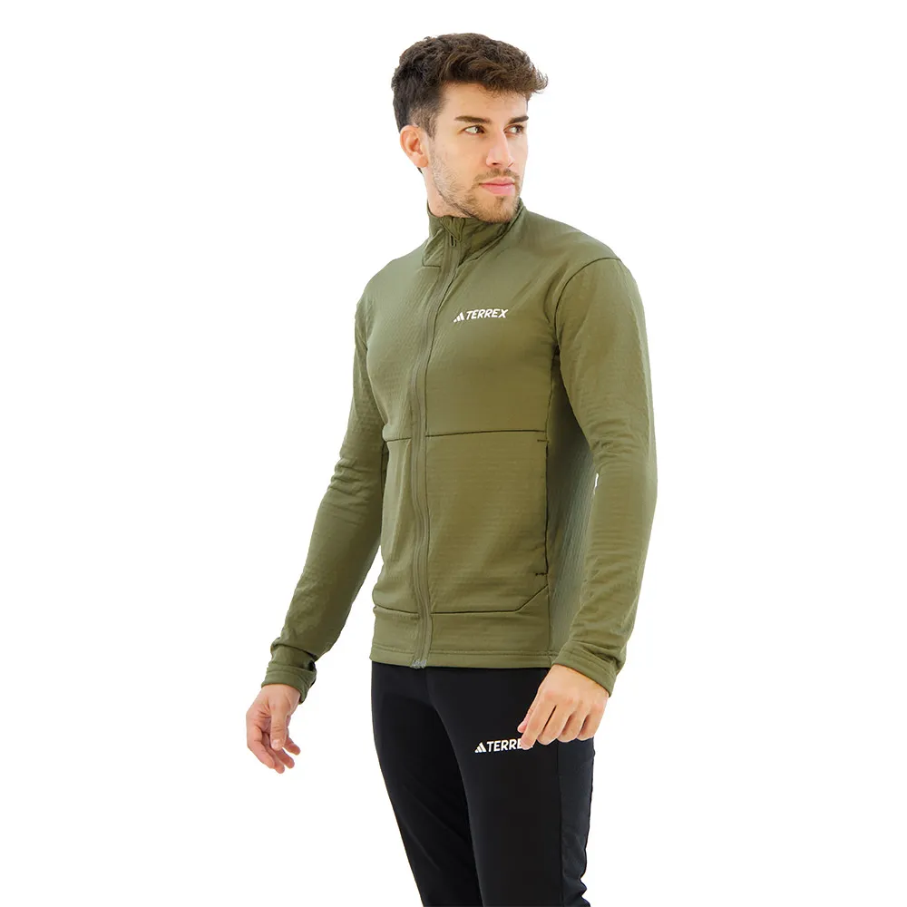 adidas Mt Lt Fleecejacka Med Dragkedja
