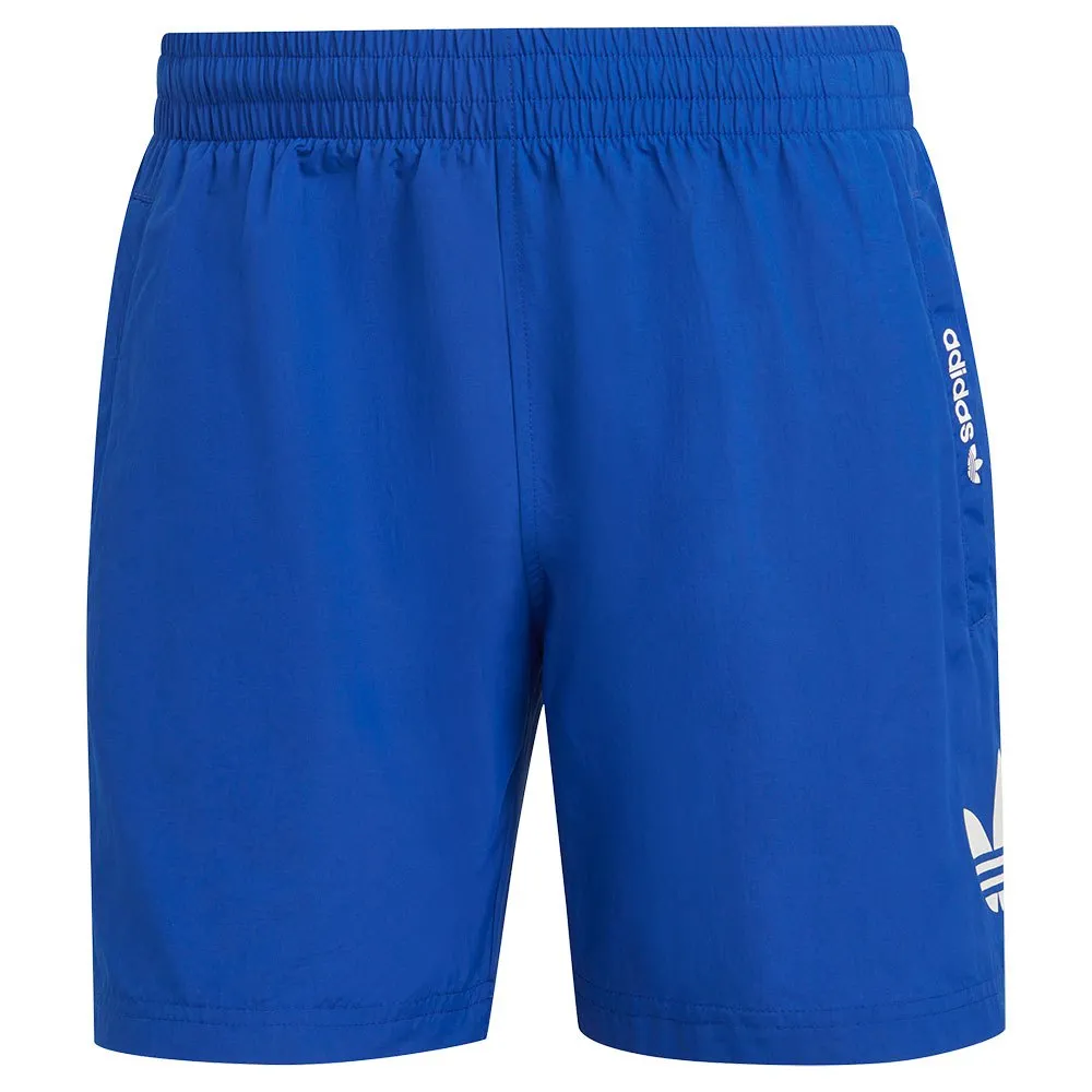 adidas Ori Trefoil Simshorts male, Semi lucid blue / white