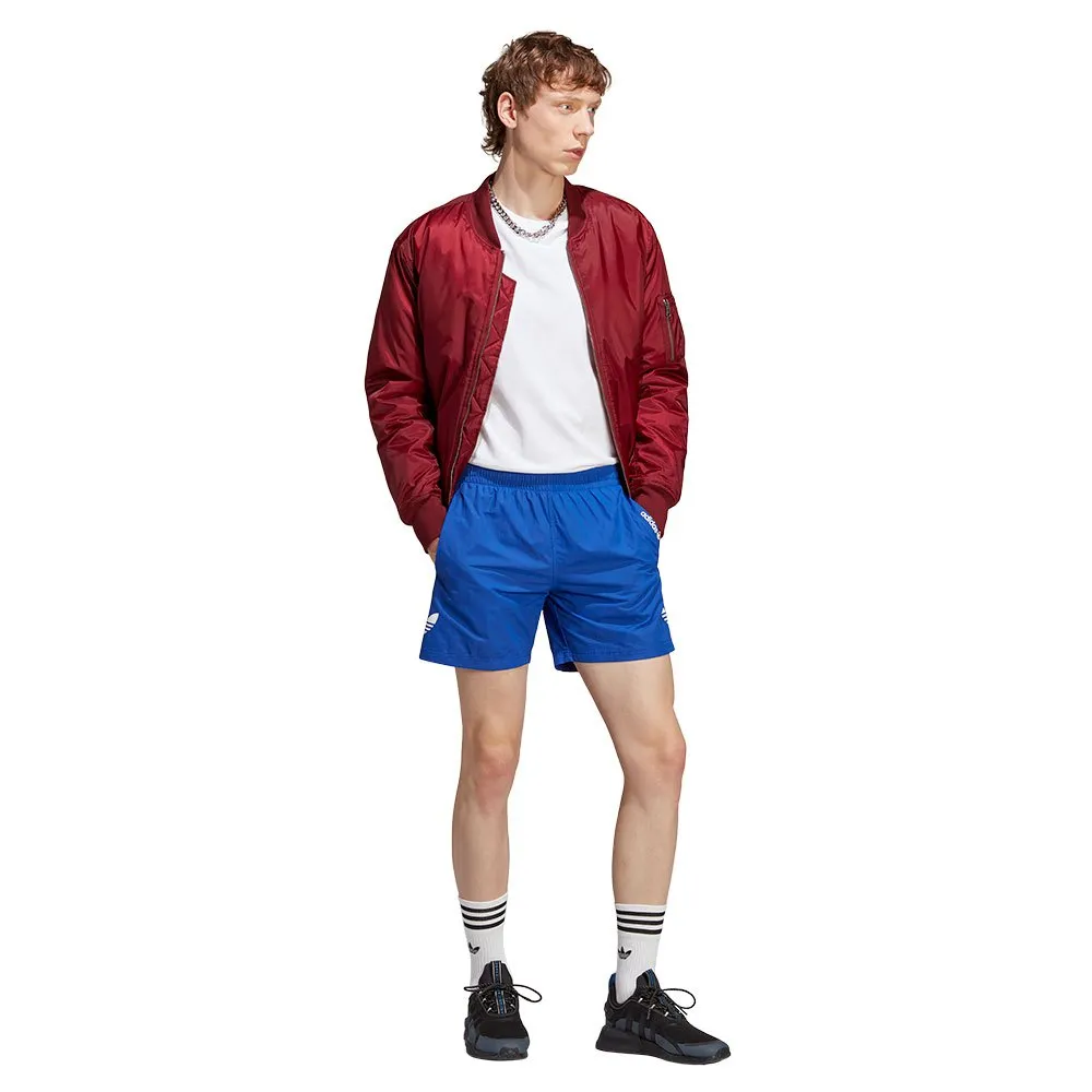 adidas Ori Trefoil Simshorts male, Semi lucid blue / white
