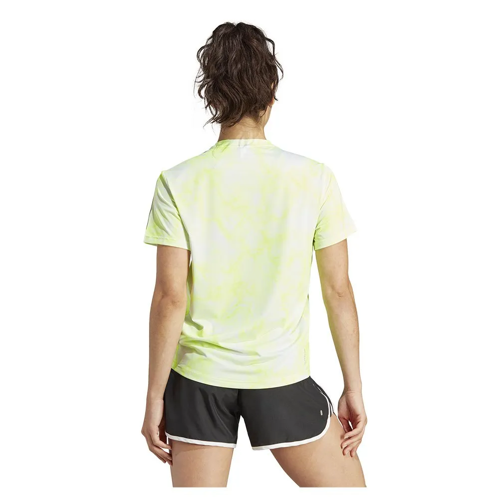 adidas Otr Aop T-shirt Med Korta ärmar female, White / luclem