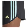 adidas Own The Run 3 Stripes 3´´ Shorts female, Black / flash aqua