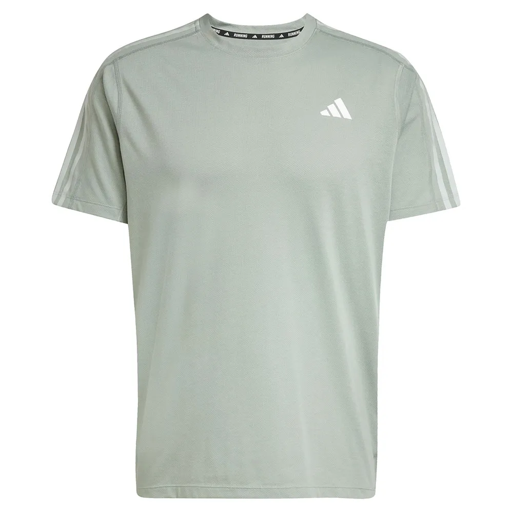 adidas Own The Run 3 Stripes T-shirt Med Korta ärmar female adidas Own The Run 3 Stripes T-shirt Med Korta ärmar female
