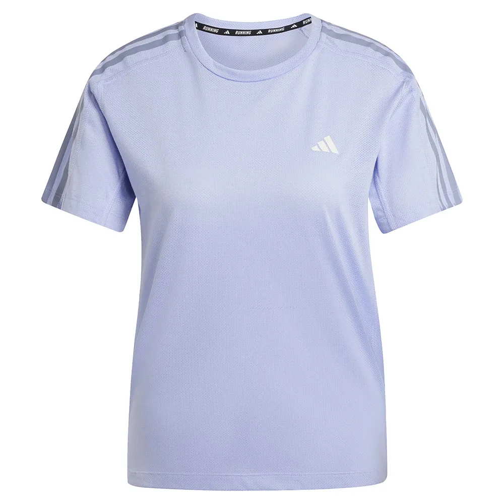 adidas Own The Run 3 Stripes T-shirt Med Korta ärmar male